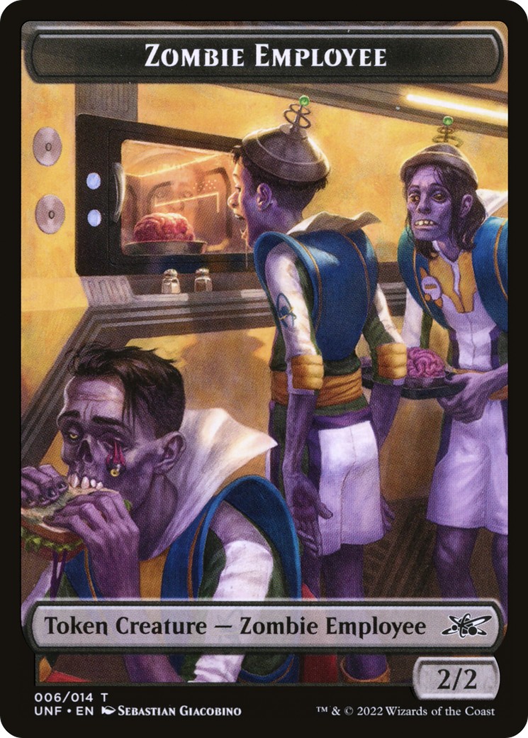 2022 Magic: The Gathering Unfinity Tokens 2022 Magic: The Gathering Unfinity Tokens #6 trading card