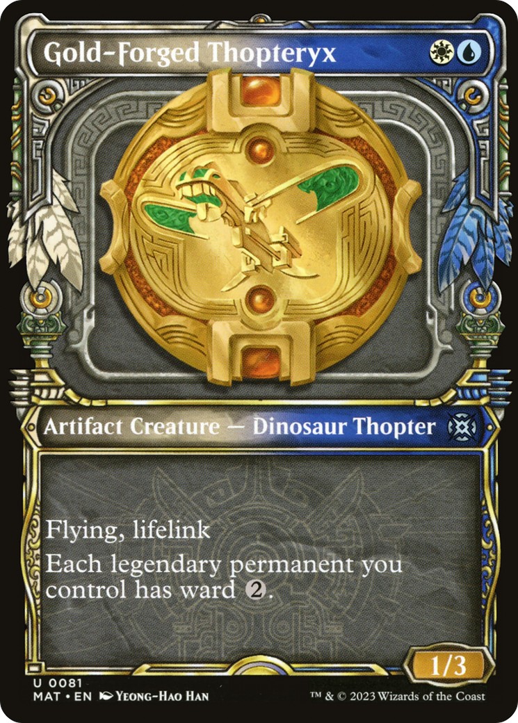 Gold-Forged Thopteryx - Image 1