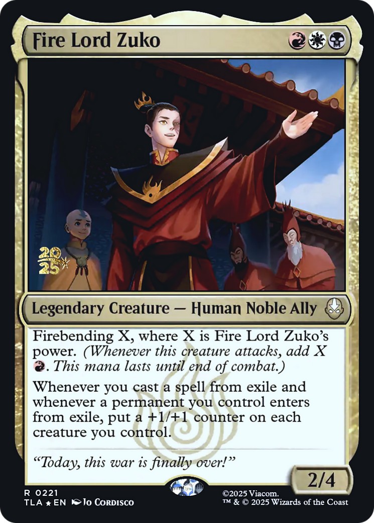 2025 Magic: The Gathering Avatar: The Last Airbender Promos 2025 Magic: The Gathering Avatar: The Last Airbender Promos #221s