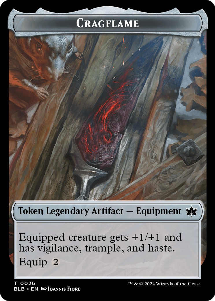 2024 Magic: The Gathering Bloomburrow Tokens 2024 Magic: The Gathering Bloomburrow Tokens #26 trading card
