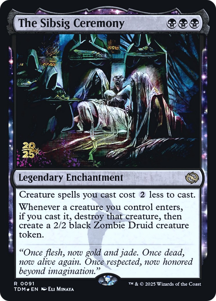 2025 Magic: The Gathering Tarkir: Dragonstorm Promos 2025 Magic: The Gathering Tarkir: Dragonstorm Promos #91s trading card