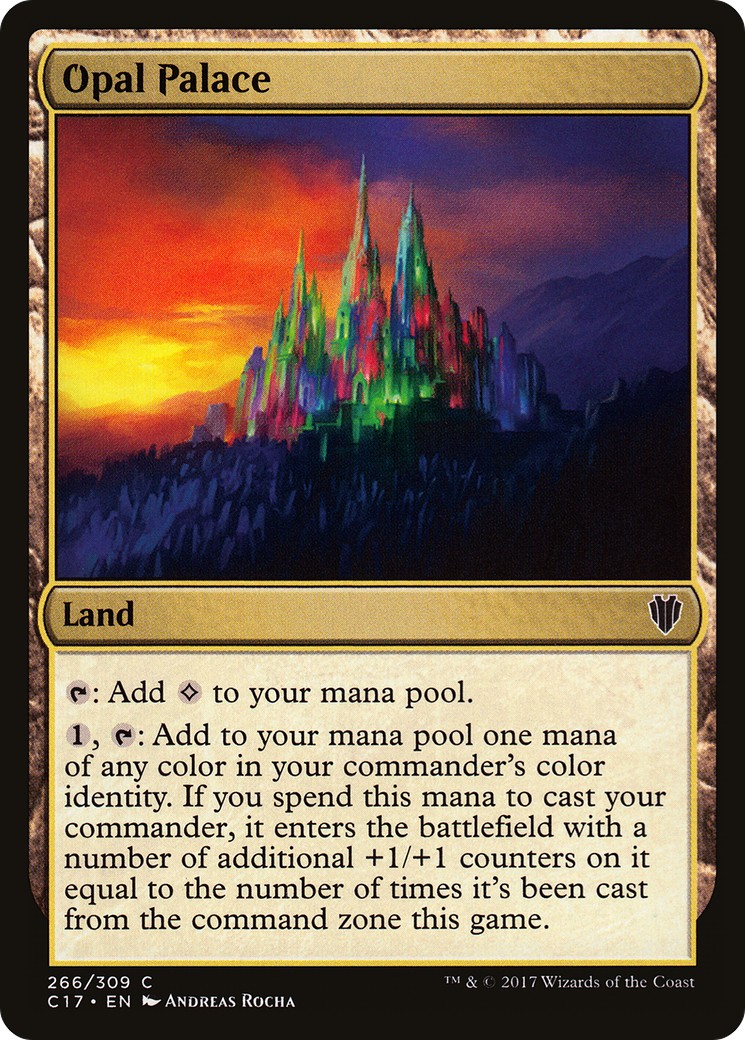 Opal Palace (Common · Normal) · 2017 · Commander 2017