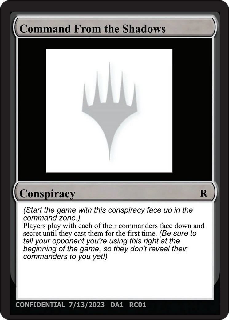 Command From the Shadows - Image 1