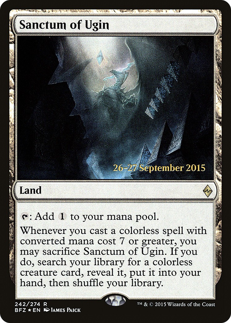 2015 Magic: The Gathering Battle for Zendikar Promos 2015 Magic: The Gathering Battle for Zendikar Promos #242s trading card