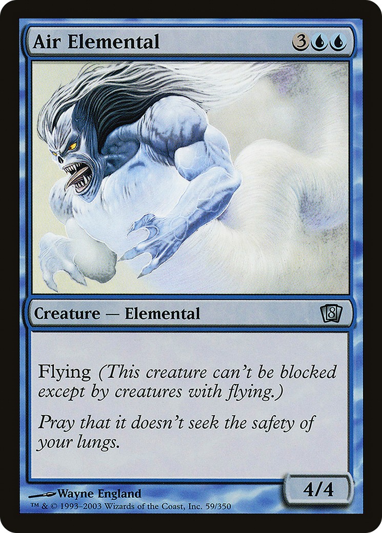 Air Elemental (Uncommon · Foil) · 2003 · Eighth Edition