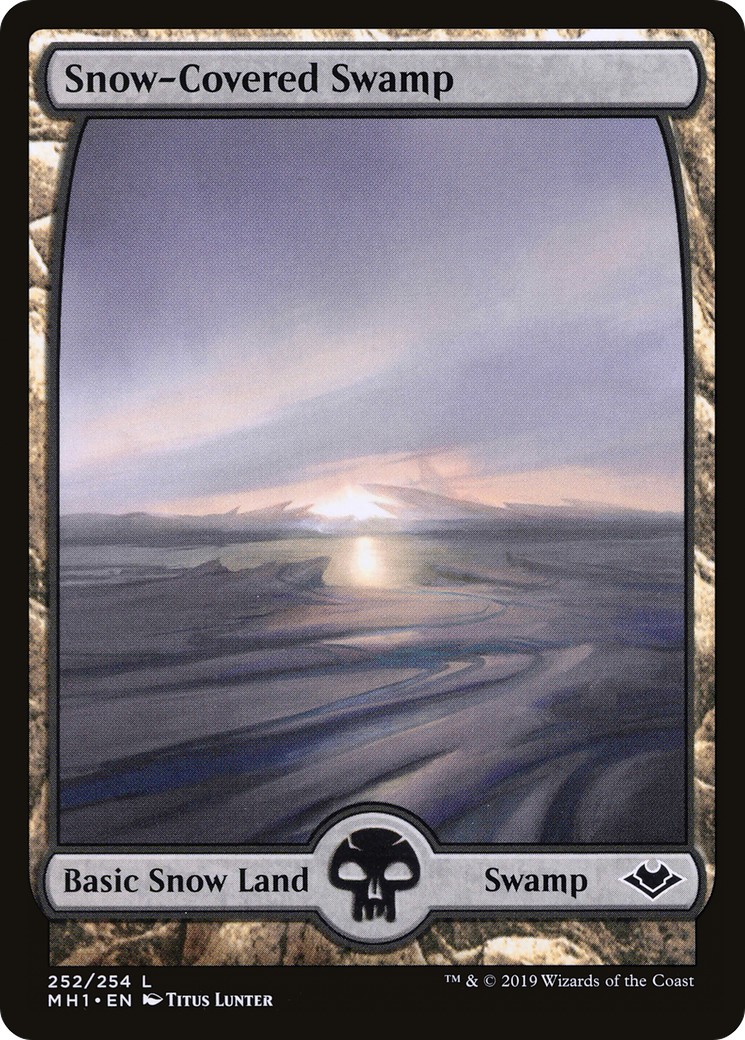 Snow-Covered Swamp - Image 1