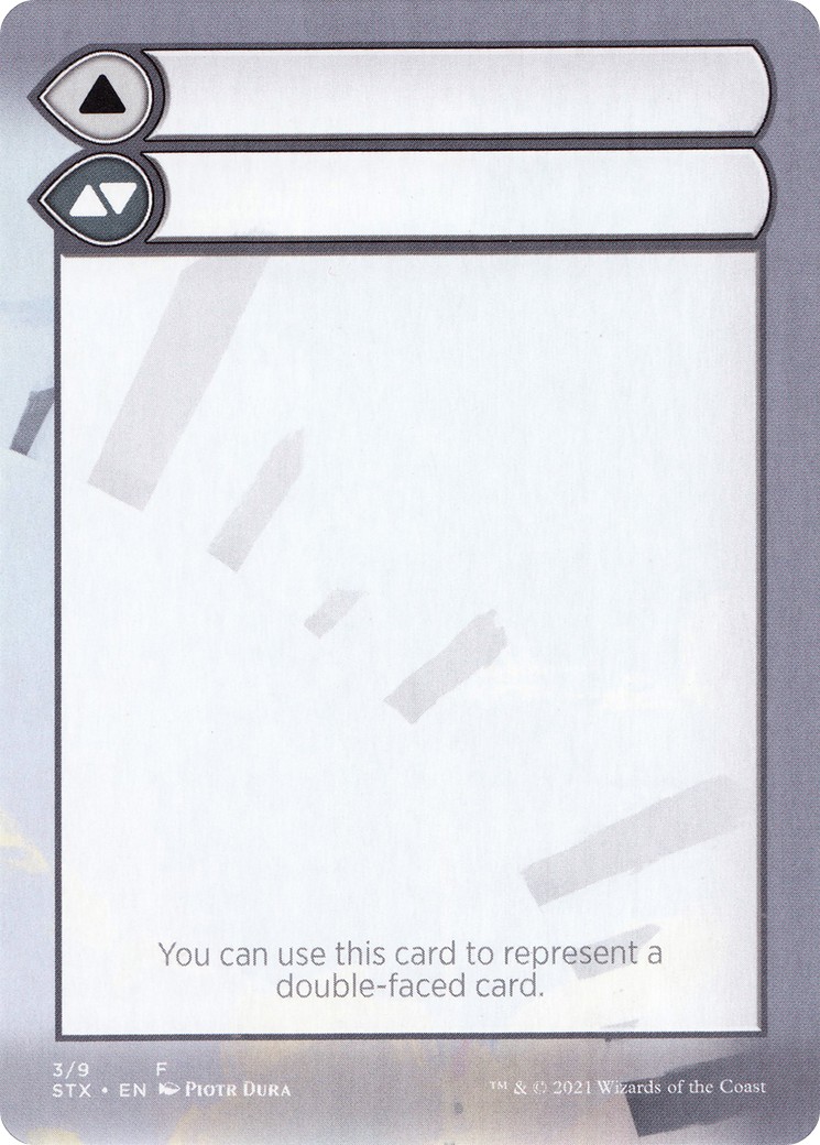 2021 Magic: The Gathering Strixhaven: School of Mages Substitute Cards Double-Faced Substitute Card #3 trading card