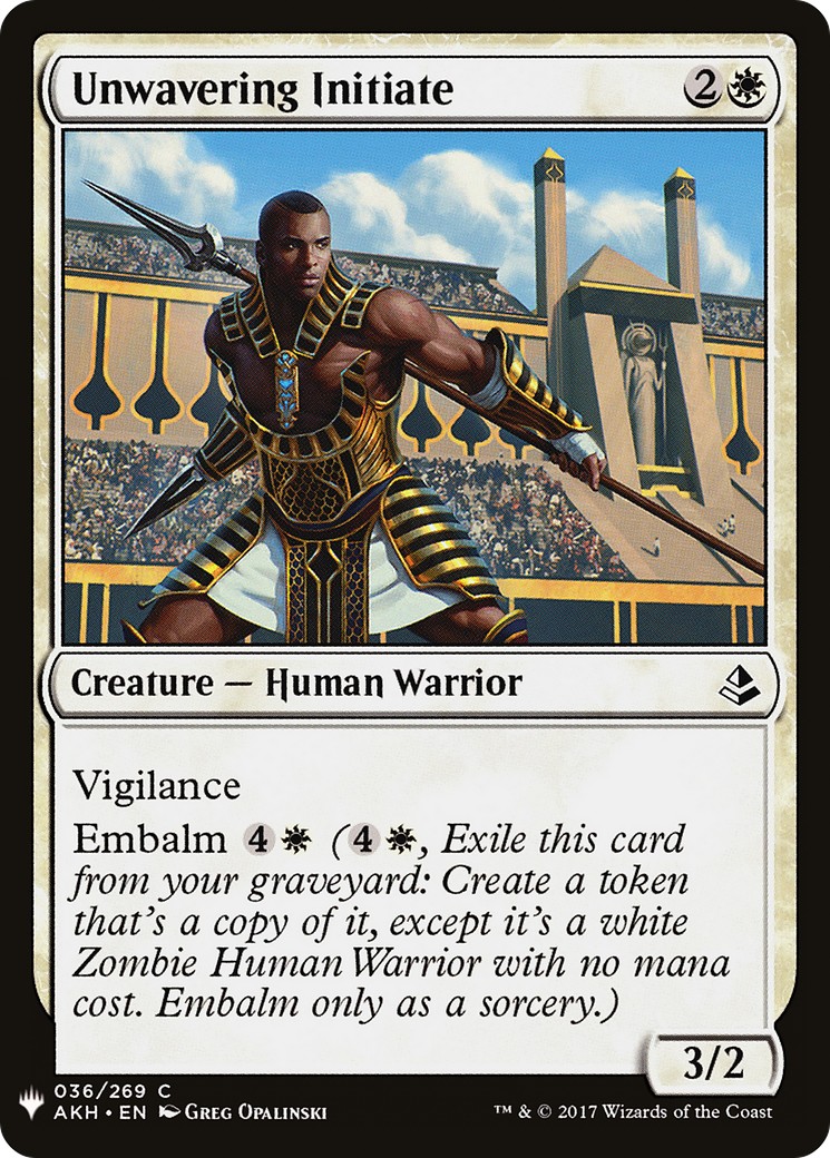 2019 Magic: The Gathering The List 2019 Magic: The Gathering The List #AKH-36 trading card
