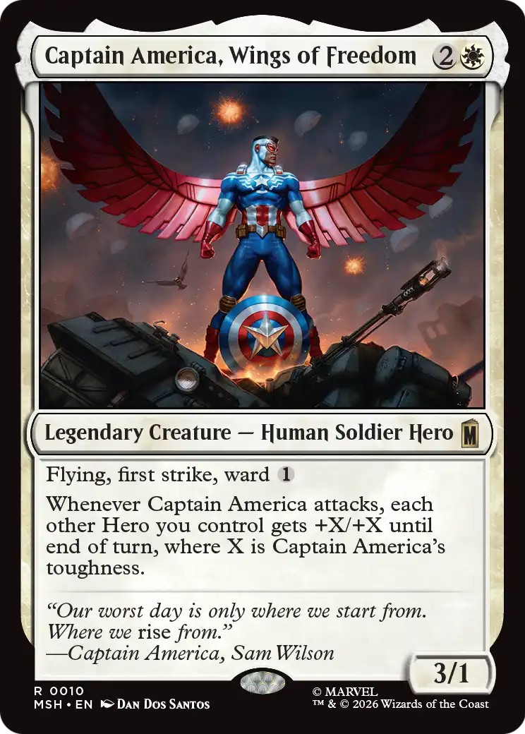 Captain America, Wings of Freedom - Image 1
