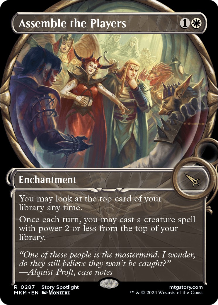 2024 Magic: The Gathering Murders at Karlov Manor 2024 Magic: The Gathering Murders at Karlov Manor #287 trading card