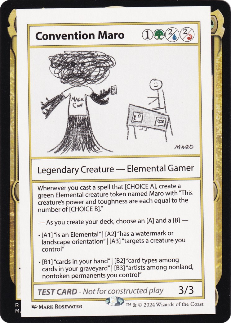 2024 Magic: The Gathering MagicFest Convention Maro #2 trading card