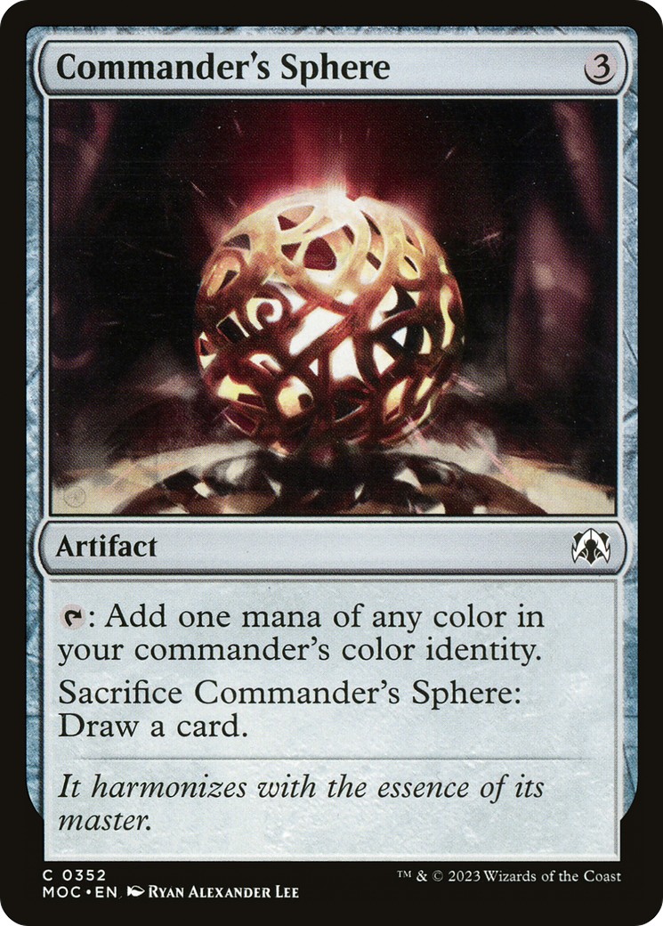 Commander's Sphere (Commander · Common · Normal) · 2023 · March of the Machine