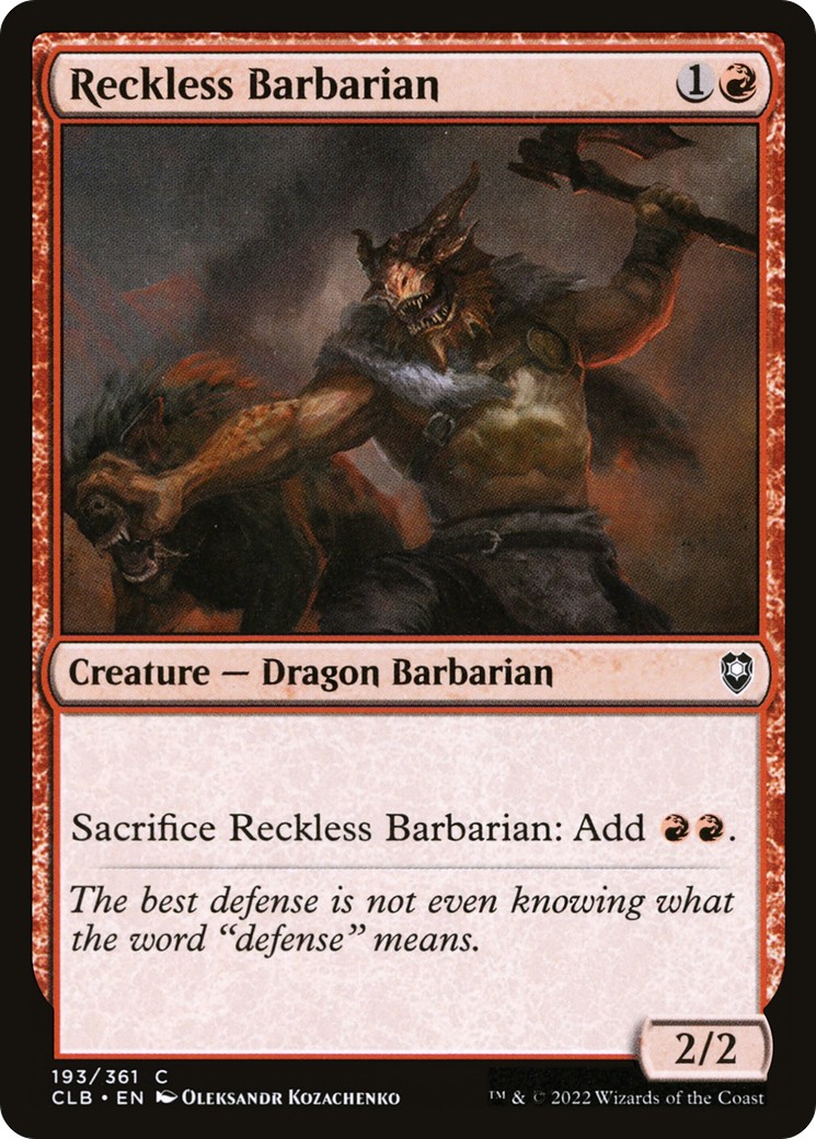 Reckless Barbarian - Image 1