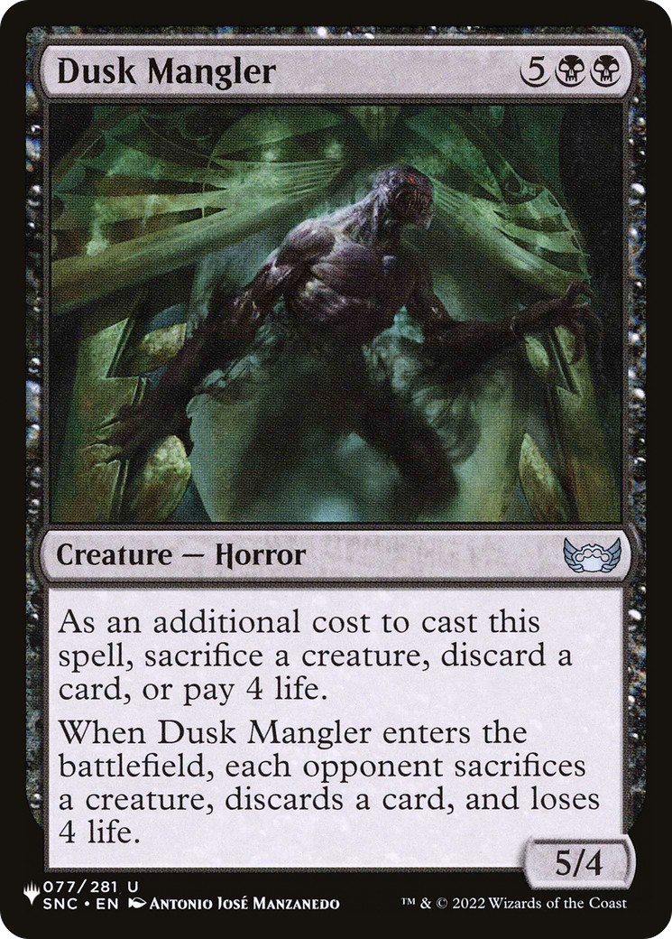 2024 Magic: The Gathering The List 2024 Magic: The Gathering The List #SNC-77 trading card