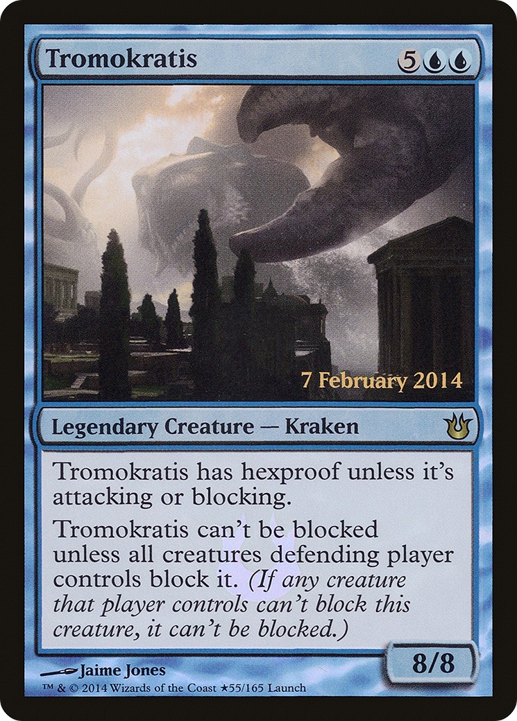 2014 Magic: The Gathering Born of the Gods Promos Tromokratis #55★ trading card