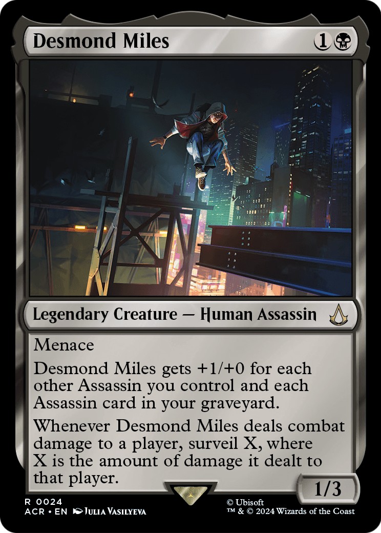 2024 Magic: The Gathering Assassin's Creed 2024 Magic: The Gathering Assassin's Creed #24 trading card