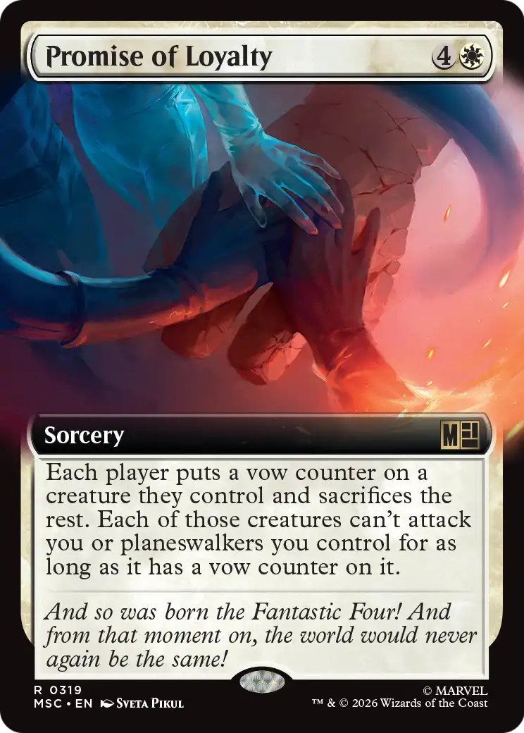 2026 Magic: The Gathering Marvel Super Heroes 2026 Magic: The Gathering Marvel Super Heroes #319 trading card