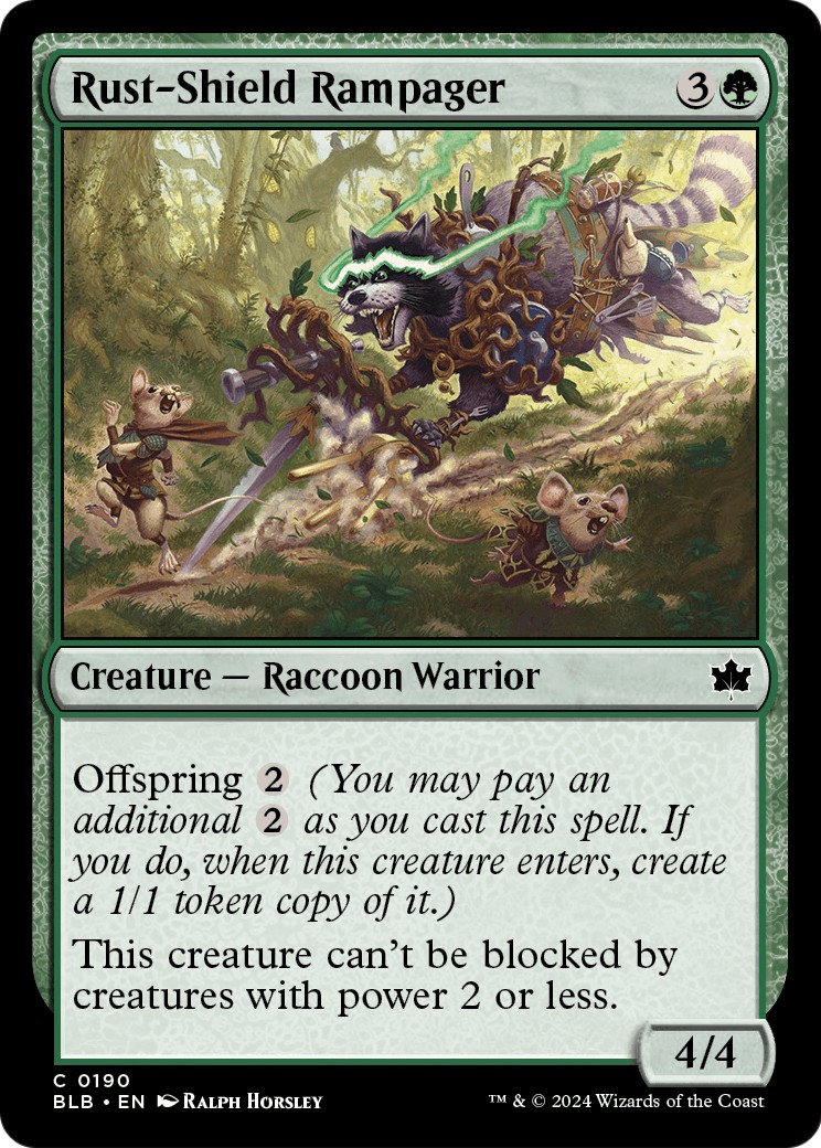 2024 Magic: The Gathering Bloomburrow 2024 Magic: The Gathering Bloomburrow #190 trading card