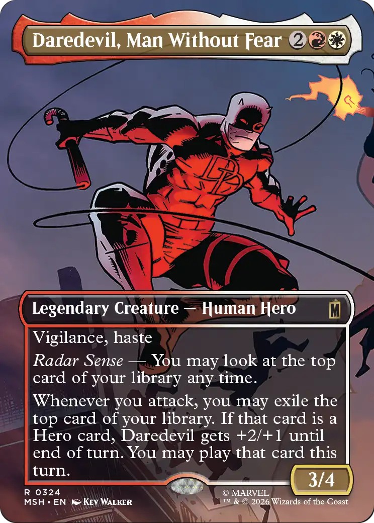 2026 Magic: The Gathering Marvel Super Heroes 2026 Magic: The Gathering Marvel Super Heroes #324 trading card