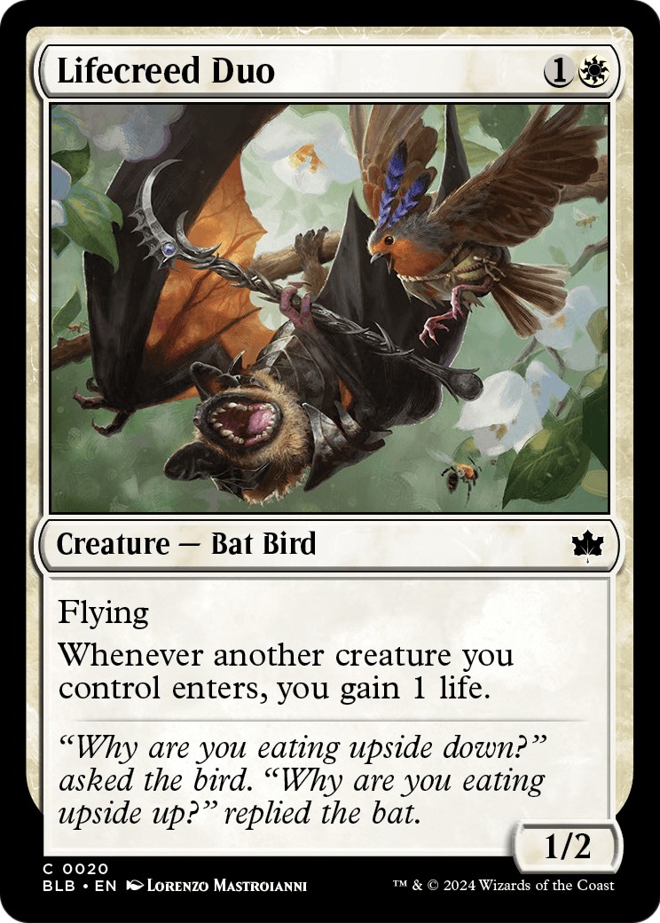2024 Magic: The Gathering Bloomburrow 2024 Magic: The Gathering Bloomburrow #20 trading card