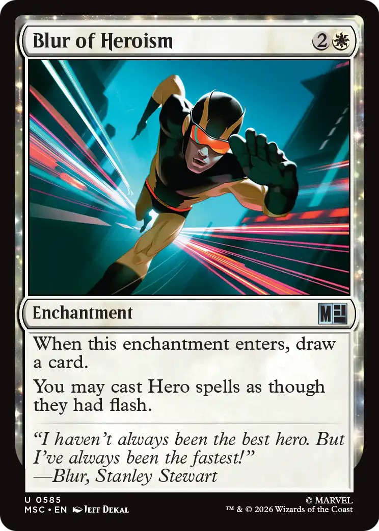2026 Magic: The Gathering Marvel Super Heroes 2026 Magic: The Gathering Marvel Super Heroes #585 trading card