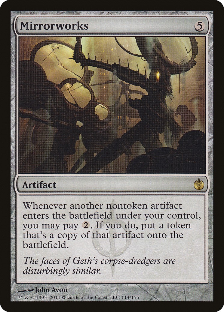 2011 Magic: The Gathering Mirrodin Besieged 2011 Magic: The Gathering Mirrodin Besieged #114 trading card