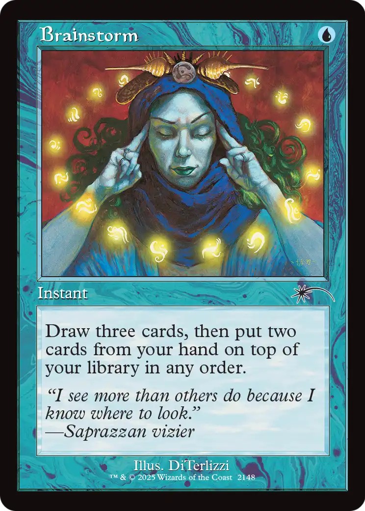 Brainstorm (Common · Normal) · 2025 · Secret Lair Drop