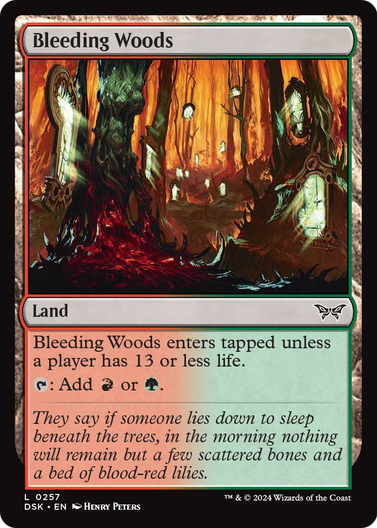 2024 Magic: The Gathering Duskmourn: House of Horror 2024 Magic: The Gathering Duskmourn: House of Horror #257 trading card