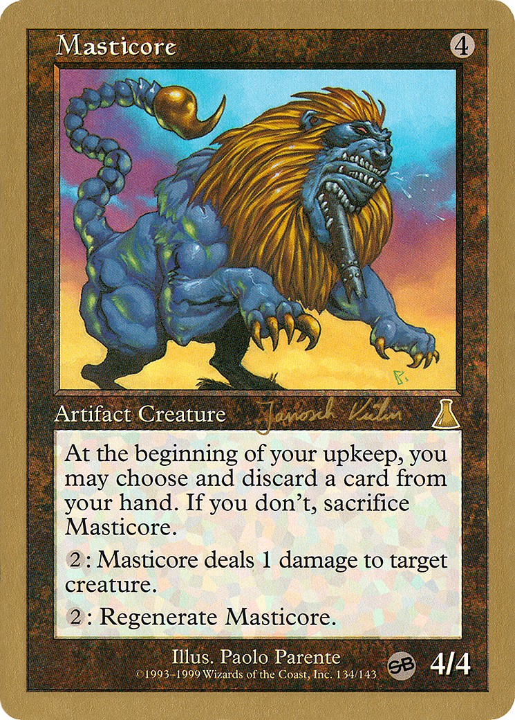 2000 Magic: The Gathering World Championship Decks 2000 Magic: The Gathering World Championship Decks #jk134sb trading card