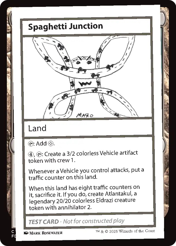 2025 Magic: The Gathering MagicFest Spaghetti Junction #16 trading card