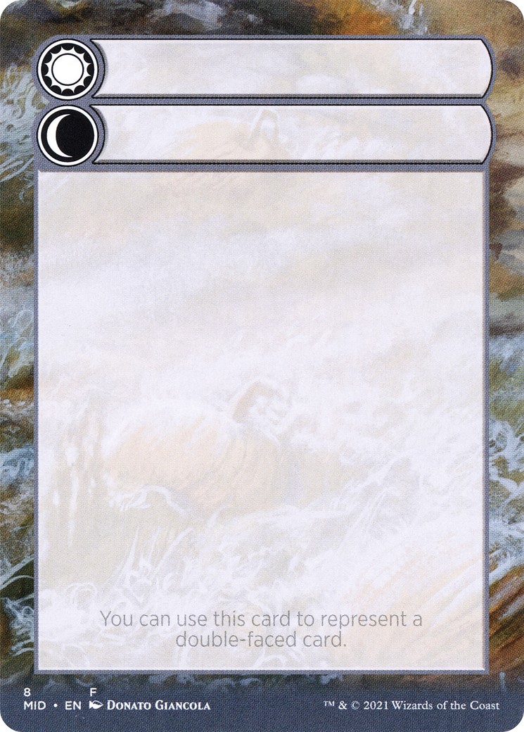 2021 Magic: The Gathering Innistrad: Midnight Hunt Substitute Cards Double-Faced Substitute Card #8 trading card