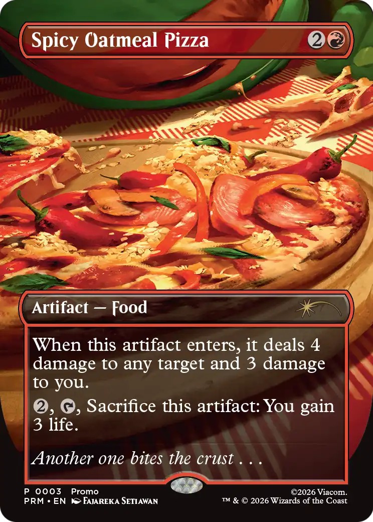 Spicy Oatmeal Pizza - Image 1