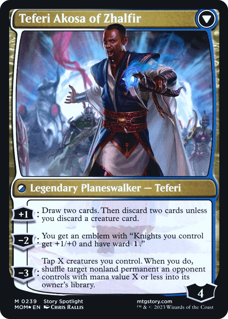 Invasion of New Phyrexia // Teferi Akosa of Zhalfir thumbnail 2