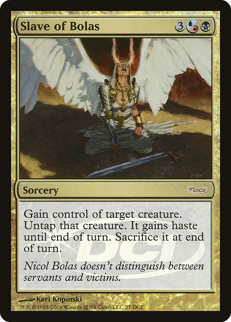 2009 Magic: The Gathering DCI Promos Slave of Bolas #27 trading card