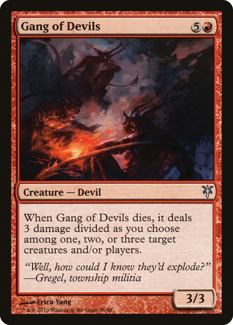 2013 Magic: The Gathering Duel Decks: Sorin vs. Tibalt 2013 Magic: The Gathering Duel Decks: Sorin vs. Tibalt #56 trading car