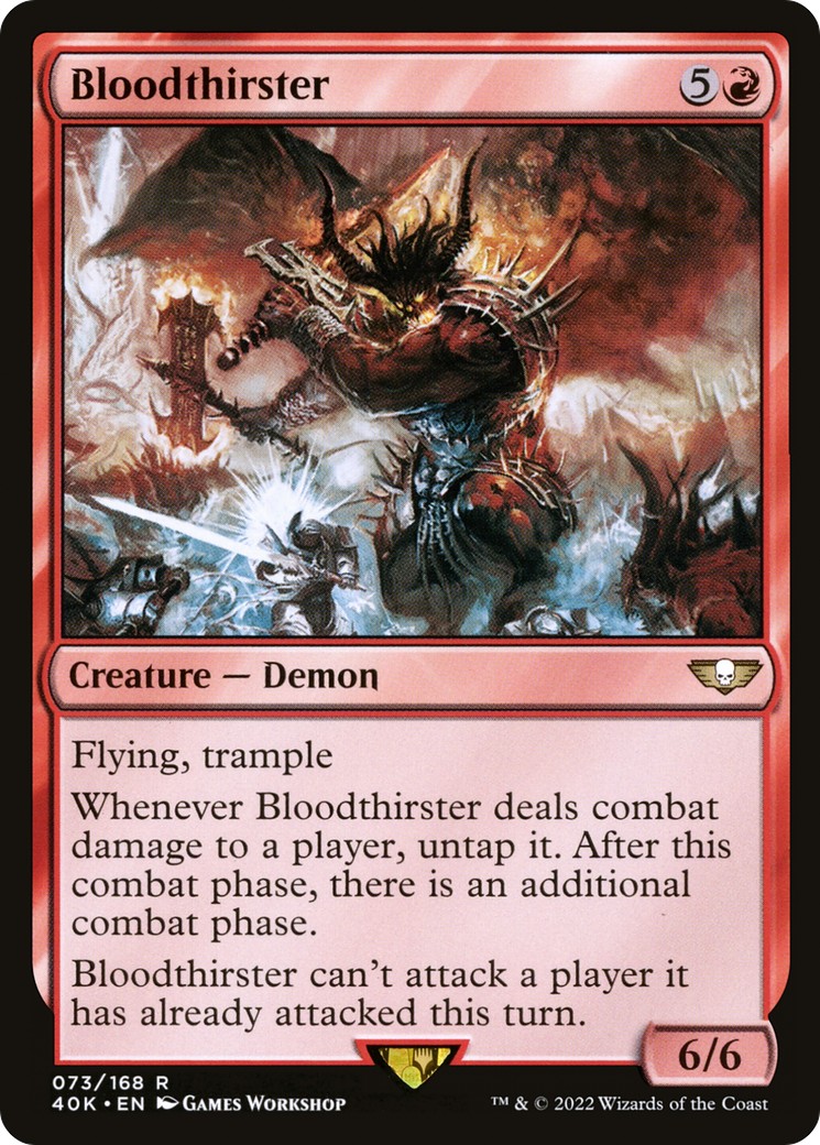 2022 Magic: The Gathering Warhammer 40,000 2022 Magic: The Gathering Warhammer 40,000 #73 trading card