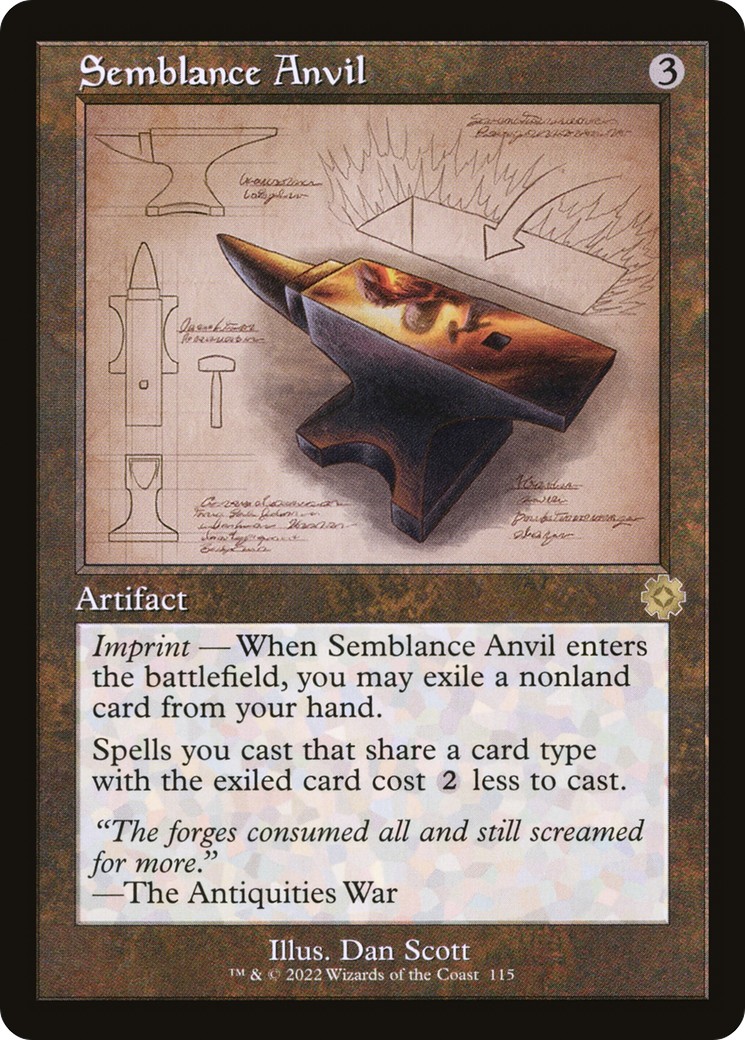 2022 Magic: The Gathering The Brothers' War Retro Artifacts 2022 Magic: The Gathering The Brothers' War Retro Artifacts #115
