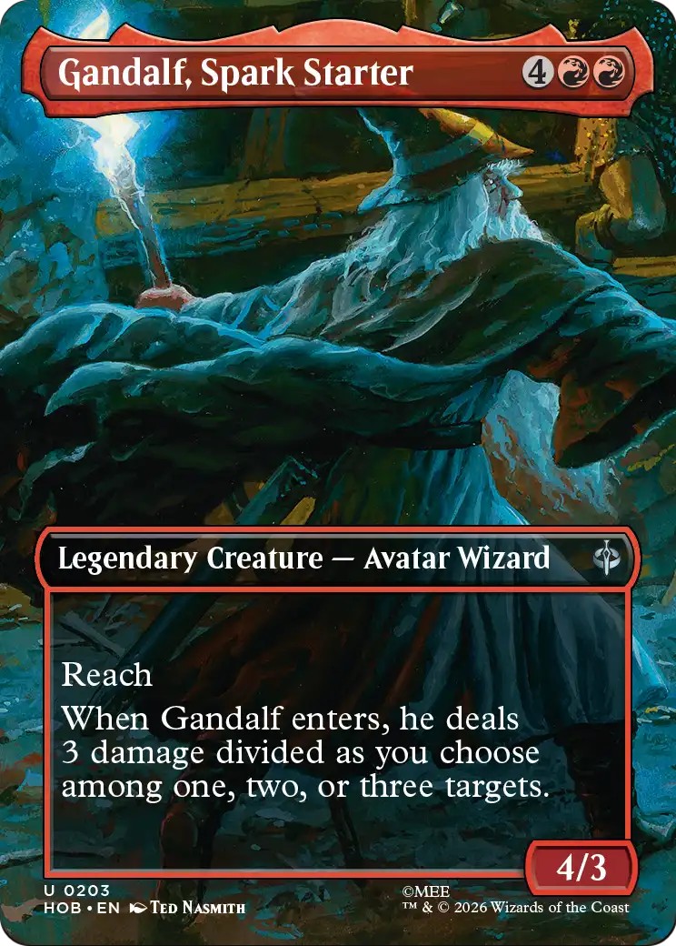 2026 Magic: The Gathering The Hobbit 2026 Magic: The Gathering The Hobbit #203 trading card