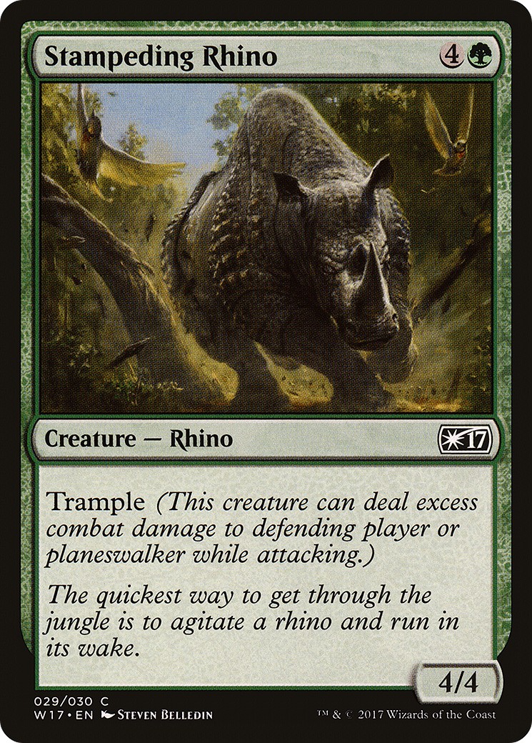 Stampeding Rhino - Image 1