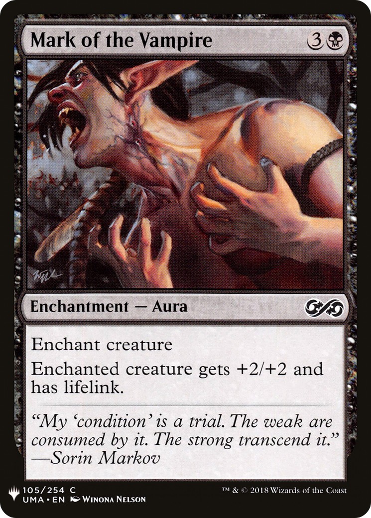 2019 Magic: The Gathering The List 2019 Magic: The Gathering The List #UMA-105 trading card