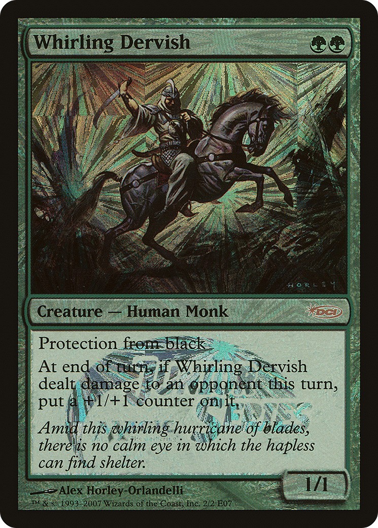 2007 Magic: The Gathering Junior Series Europe Whirling Dervish #2E07 trading card