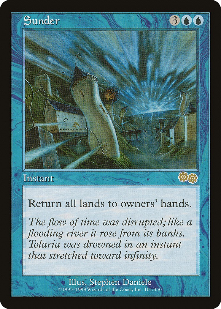 1998 Magic: The Gathering Urza's Saga Sunder #101 trading card