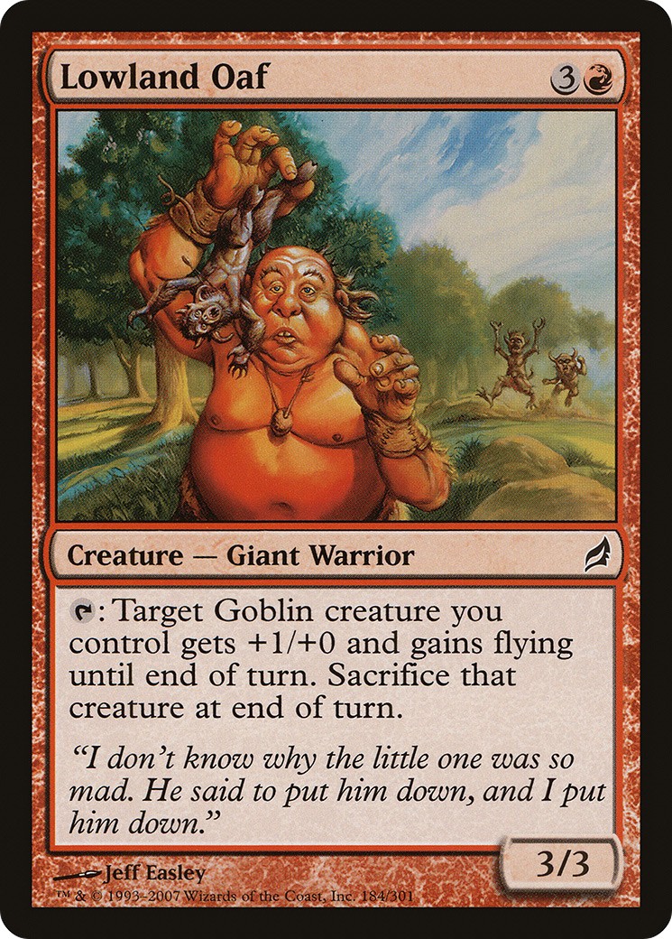2007 Magic: The Gathering Lorwyn 2007 Magic: The Gathering Lorwyn #184 trading card
