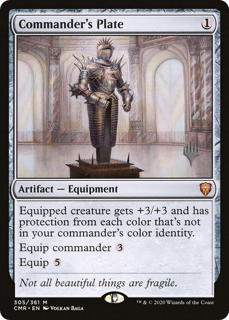 2024 Magic: The Gathering Commander Legends Promos Commander's Plate #305p trading card