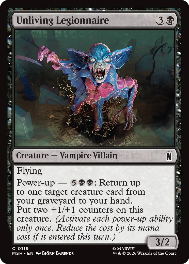 2026 Magic: The Gathering Marvel Super Heroes 2026 Magic: The Gathering Marvel Super Heroes #119 trading card