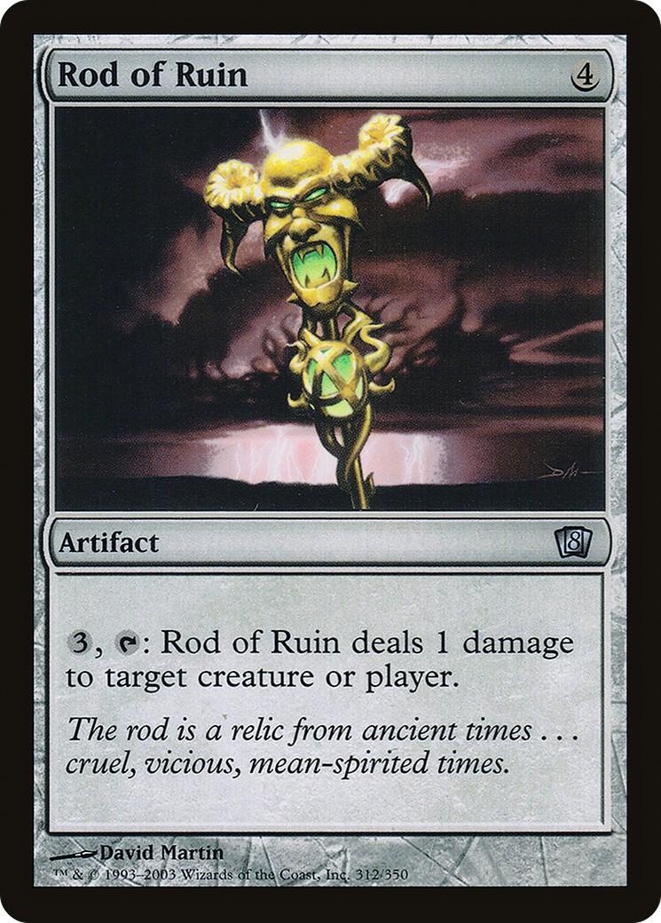 Rod of Ruin (Uncommon · Foil) · 2003 · Eighth Edition