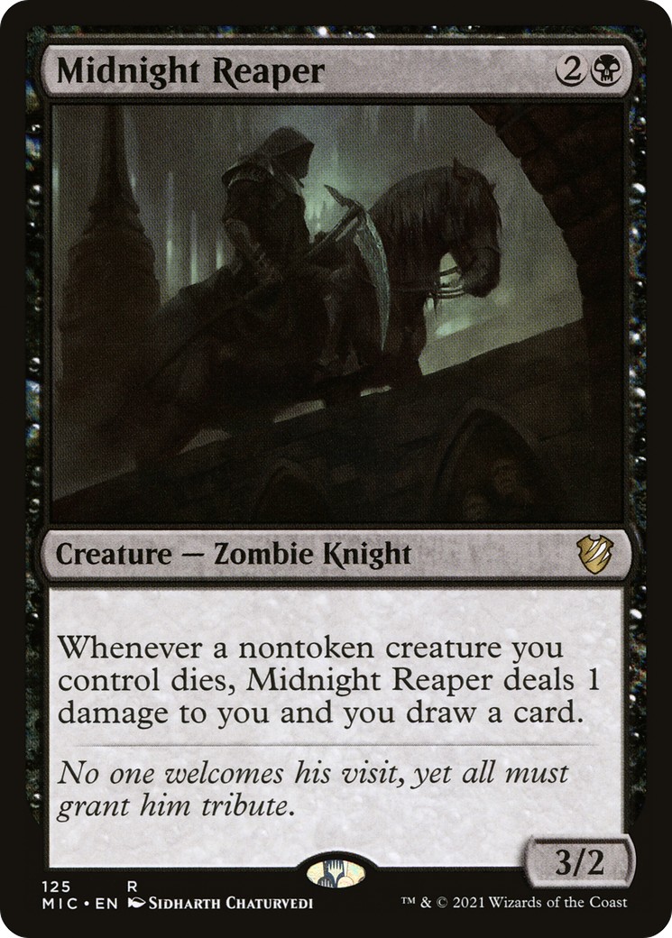 2021 Magic: The Gathering Midnight Hunt 2021 Magic: The Gathering Midnight Hunt #125 trading card