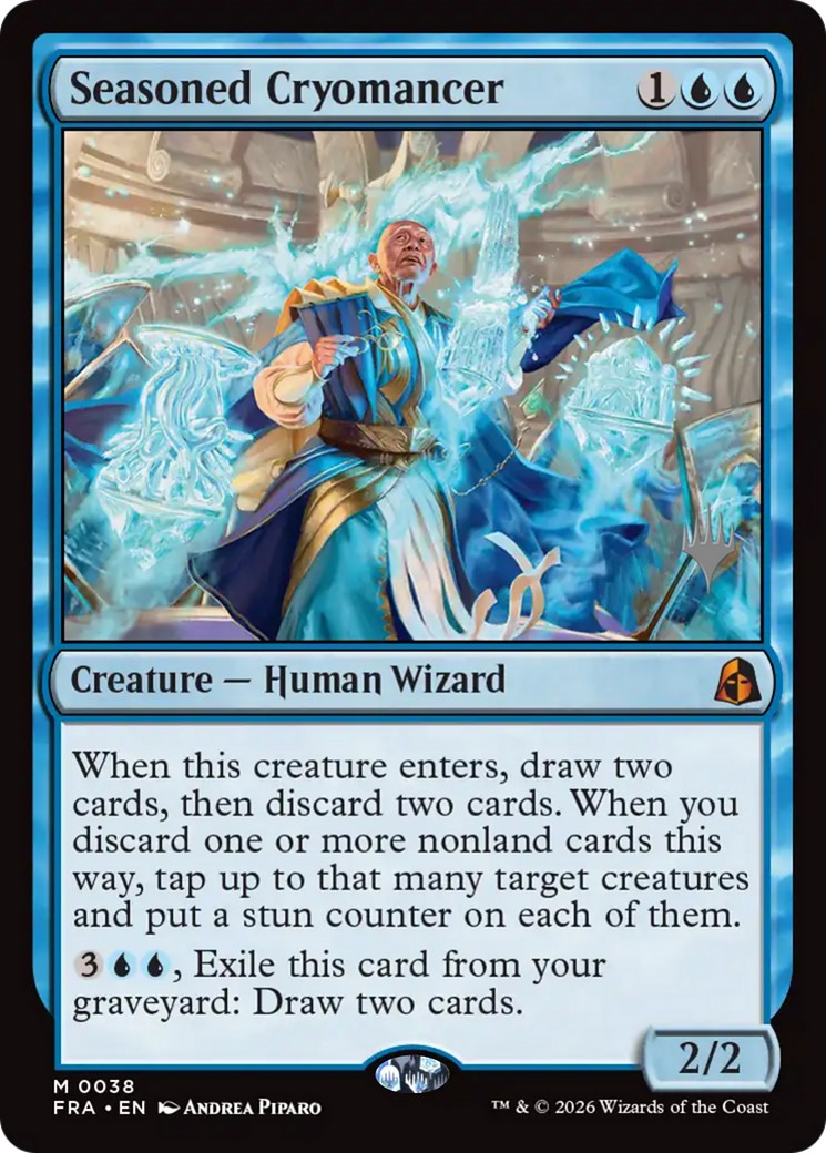 Seasoned Cryomancer (Mythic Rare · Normal · Promo)