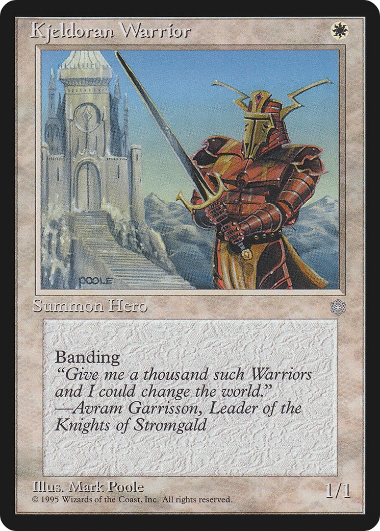 Kjeldoran Warrior - Image 1