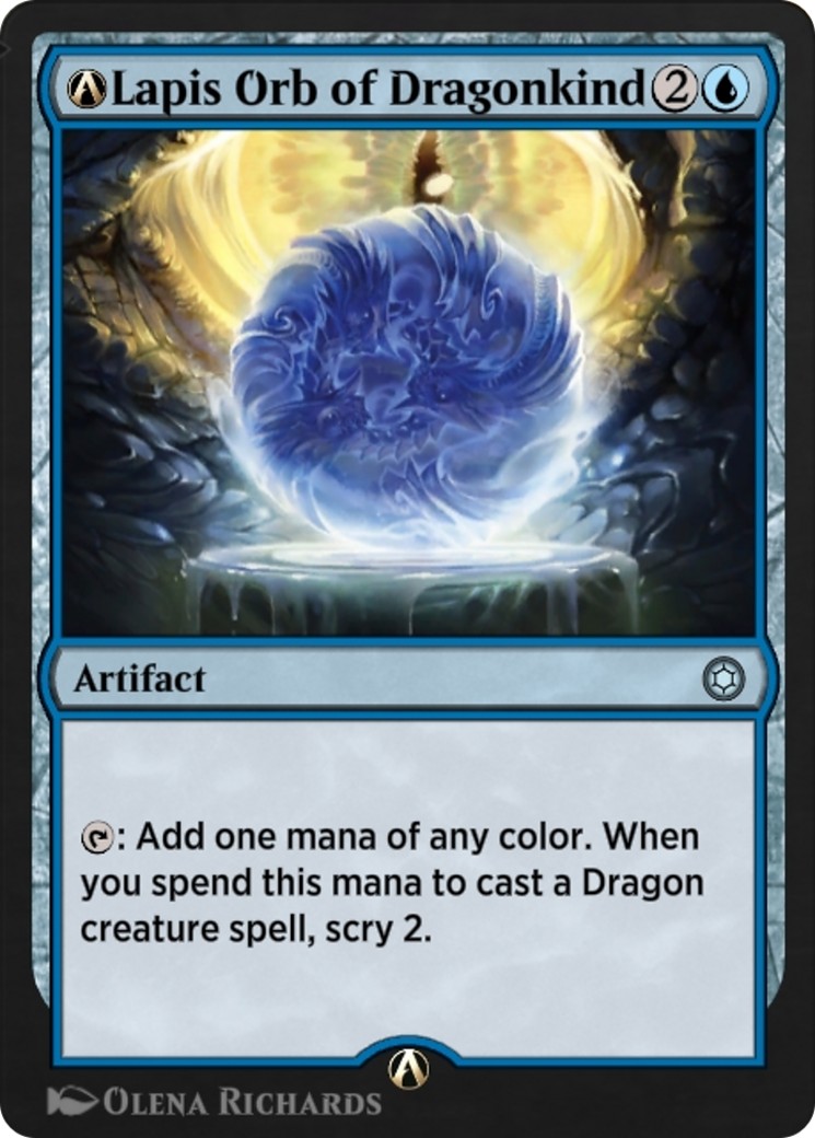 A-Lapis Orb of Dragonkind - Image 1